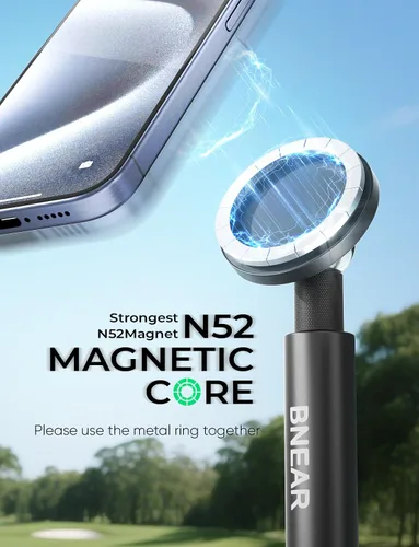 Vista 2 de Monopod y trípode para selfie stick para grabar swing de golf, soporte para teléfono con ayuda magnética para entrenamiento de golf, compatible
