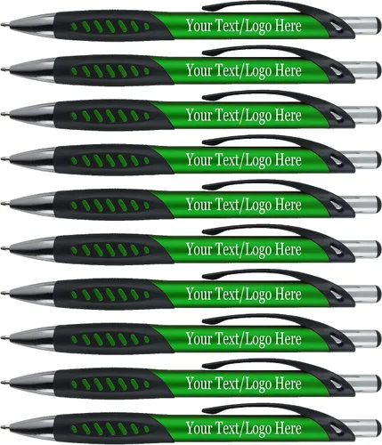 Vista 8 de SyPen Bolígrafos promocionales con su logotipo personalizado o texto, paquete de 300 unidades a granel, para negocios, fiestas y eventos, bolígrafos
