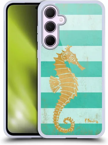 Vista 8 de Head Case Designs Funda de gel suave con licencia oficial de Paul Brent Agate Mermaid Coastal compatible con Samsung Galaxy A35 5G