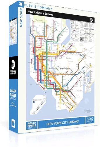 Vista 9 de New York Puzzle Company - Transit Maps Boston T Map - Rompecabezas de 500 piezas para adultos Boston T Map 500 Pieza