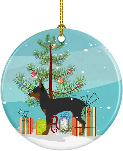 Vista 84 de Caroline's Treasures Cavalier King Charles Spaniel - Adorno de cerámica para árbol de Navidad, decoración colgante para el hogar, Navidad, fiestas