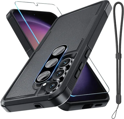 Vista 53 de Funda para Samsung Galaxy S24 FE, Cuerpo Completo Resistente de Servicio Pesado Robusta a Prueba de Golpes Funda Protectora para Teléfono con Correa