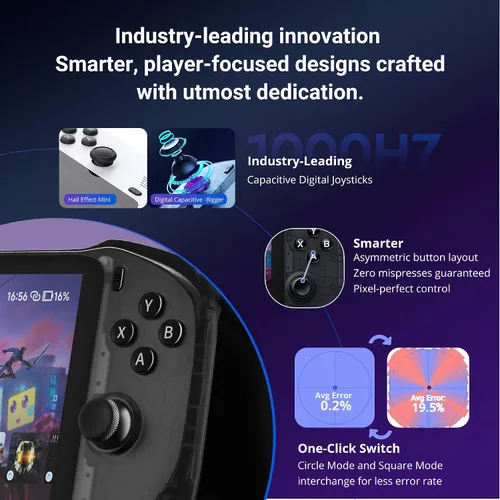 Vista 6 de OnePro Cloud Handheld Portable Remote Play Gaming Console, For Xbox Cloud Gaming, NVIDIA GeForce NOW, Playstation, PC, Long-Battery Life, 7" 1080P