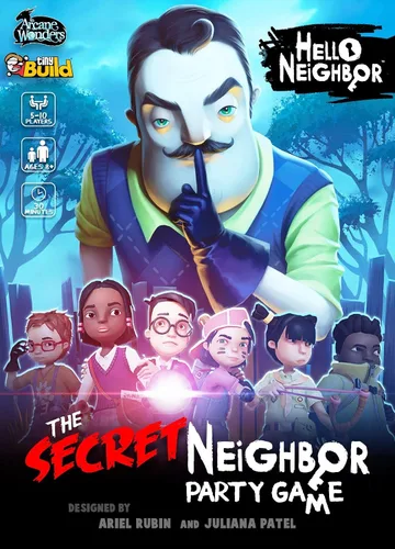 Vista 2 de Arcane Wonders Hello Neighbor The Secret Neighbor - Juego de fiesta, color azul