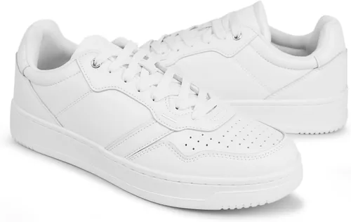 Vista 3 de Hawkwell Zapatos deportivos clásicos de cuero para hombre, de moda, casuales, para patinar, tenis, baloncesto, zapatos para caminar