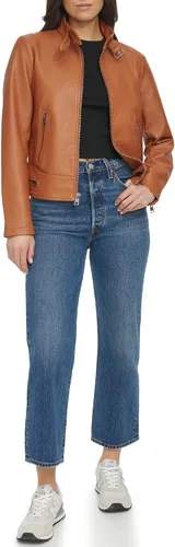 Vista 12 de Levi's Chaqueta de motocross Racer de piel sintética para mujer