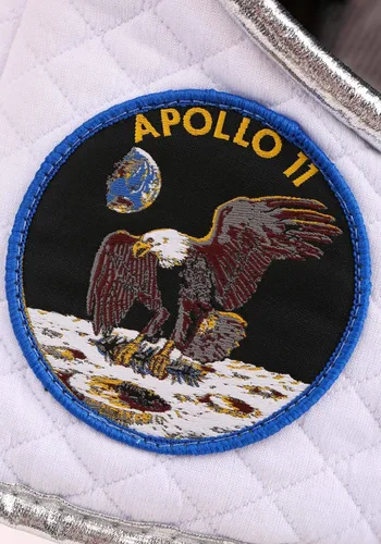 Vista 5 de Casco de felpa espacial astronauta Blanco