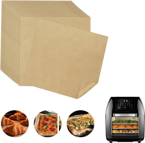 Vista 8 de Forros desechables para freidora de aire, compatibles con CHEFMAN 10 cuartos de galón, accesorios digitales multifuncionales para freidora de aire
