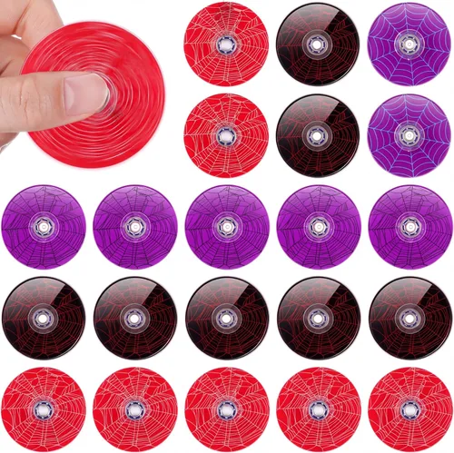 Vista 17 de Sotiff 24 piezas de tortuga verde Fidget Spinners a granel, mini juguetes