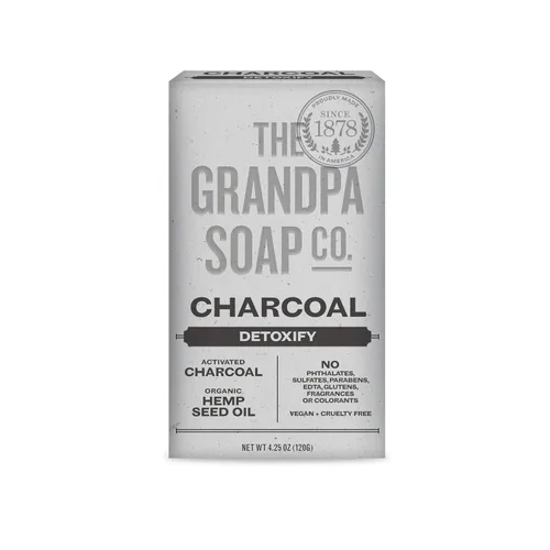Vista 2 de Barra de jabón Grandpas Sal de Epsom, 4.25 oz