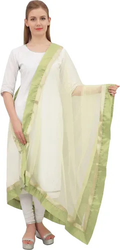 Vista 2 de Phagun Indian Designer Net Dupatta - Bufanda para mujer