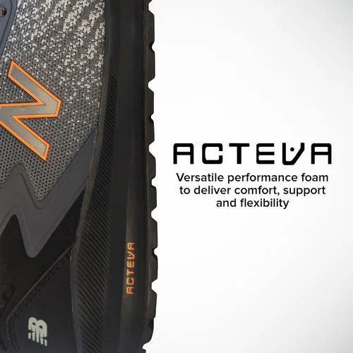 Vista 5 de New Balance Botas industriales Speedware con punta compuesta para hombre, grisnaranja, 10.5 de ancho