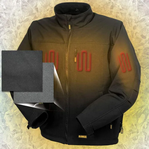 Vista 3 de DEWALT Chaqueta de concha suave calentada ligera DEWALT Juego de chaqueta de concha suave calentada ligera