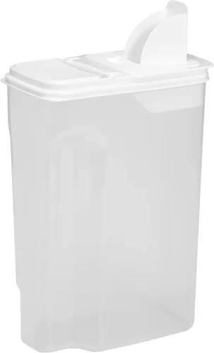 Vista 8 de Buddeez Contenedor de cereales multiusos – Contenedor de almacenamiento de cereales de 4 cuartos de galón, recipiente grande para cereales