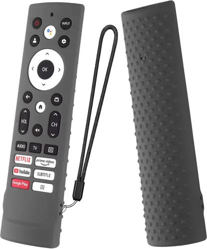 Vista 9 de Funda de silicona para control remoto de voz Hisense ERF3A90 para Hisense U7G U9G U8 Series 4K ULED Remote Funda de silicona (azul)
