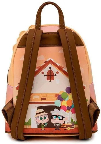 Vista 2 de Loungefly Disney Pixar Up Working Buddies - Bolso de hombro con doble correa para mujer Multi Bordado