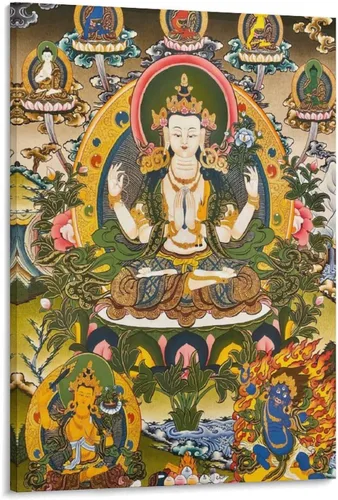 Vista 52 de Póster artístico con texto en inglés «Lord Shiva And His Family» («Lord Shiva And His Family») - Póster decorativo moderno para decorar la pared