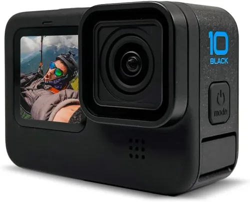 Vista 3 de GoPro HERO10 (Hero 10) Black - Cámara de acción impermeable con LCD frontal y pantallas traseras táctiles, motor GP2, video HD 5K, fotos de 23 MP