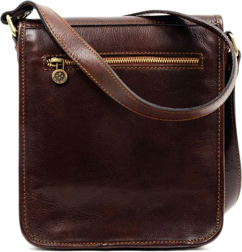 Vista 5 de Bolso bandolera de cuero para hombre bolso cruzado hecho a mano bolso de hombro resistencia al tiempo
