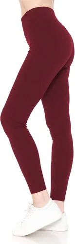 Vista 49 de Leggings Depot NCL27 pantalones capri para yoga de algodón premium suave Negro