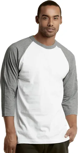 Vista 28 de TOP PRO Camiseta de béisbol casual con manga raglán 3/4 para hombre
