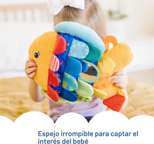 Vista 7 de Melissa & Doug Flip pescado suave juguete de bebé.