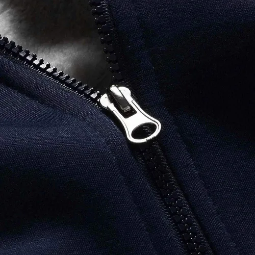 Vista 4 de MANLUODANNI Sudaderas con capucha para hombre, de lana gruesa, abrigada, para invierno