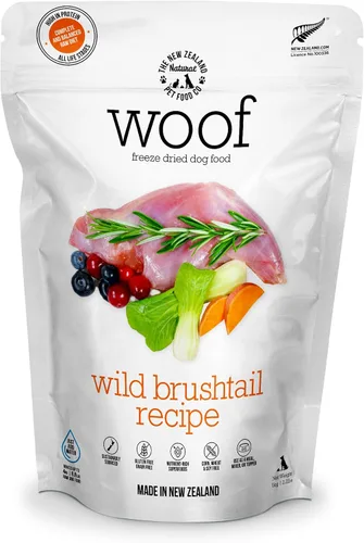 Vista 13 de The New Zealand Natural Pet Food Co Woof Alimento Liofilizado para Perros - Venado Salvaje, Alto en Proteínas, Complemento Alimenticio y Golosinas