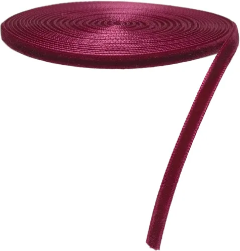 Vista 75 de Chenkou Craft 5 yardas de cinta de terciopelo para decoración navideña y embalaje artesanal