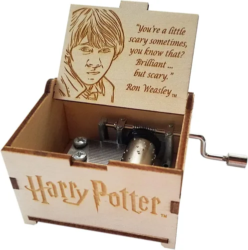 Vista 11 de TheLaser'sEdge Harry Potter Mini caja de música de regalo - Felicidad negra Negro