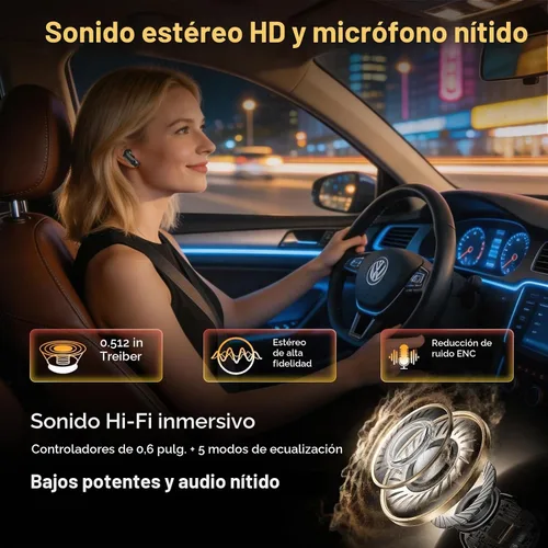 Vista 9 de NE72 - Auriculares de traducción AI en tiempo real, 165 idiomas traductor de auriculares, auriculares inalámbricos Bluetooth 6.0 con pantalla táctil