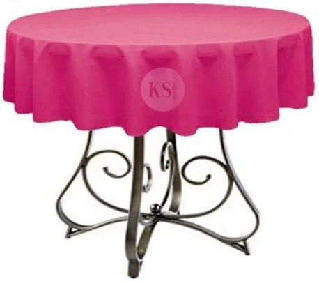 Vista 15 de Mantel redondo de poliéster de 72 pulgadas, disponible en más de 45 colores, ideal para restaurantes y superposiciones versátiles de eventos, elige