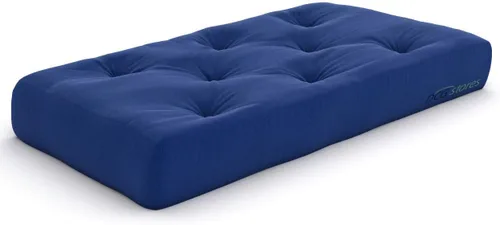 Vista 44 de Nirvana Futons Colchón de futón individual extra grueso de 10 pulgadas, sarga negra, fabricado en Estados Unidos