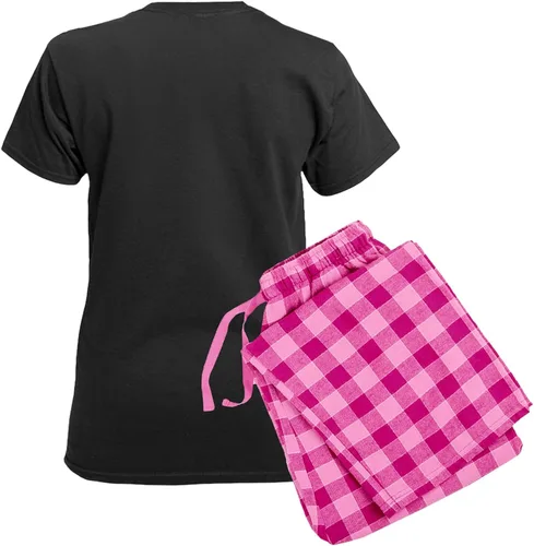 Vista 7 de CafePress Pijama oscuro de pastor alemán para mujer, ropa de dormir