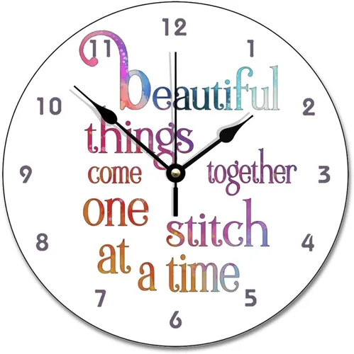 Vista 11 de Reloj de pared de guitarra acústica con aspecto de madera natural, reloj de madera rústico y elegante, 10 silenciosos, sin tictac, de cuarzo