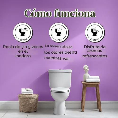 Vista 4 de Poo-Pourri Before-You-Go - Aerosol para inodoro de bolsillo, artículos esenciales de viaje, 1 onza líquida, paquete de 3 variedades de primavera