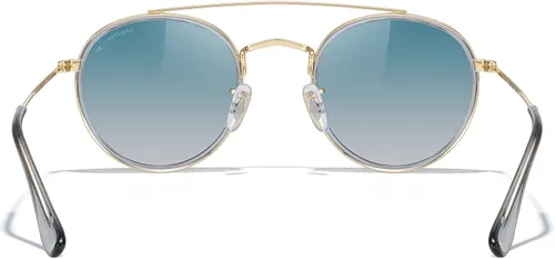 Vista 4 de MERRYS Gafas de sol polarizadas redondas retro - Gafas de sol unisex de doble puente