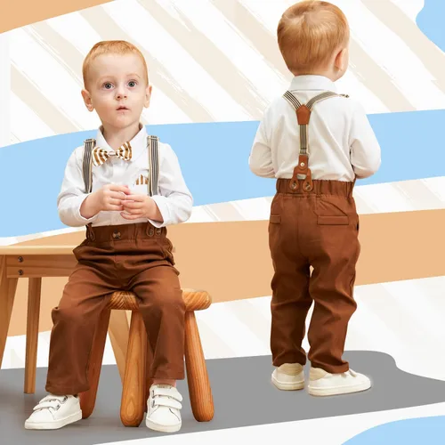 Vista 4 de Baby Boy Suits Baby Boy Formal Gentleman Suits 0-18M