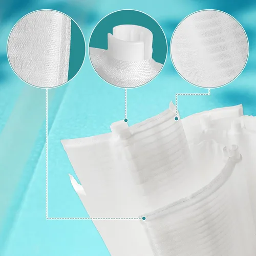 Vista 4 de Juego de filtros de piscina de 24 pies cuadrados - Compatible con Filbur FC-9520, Pleatco PFS1224, Unicel FS-2002, repuesto para rejillas Hayward