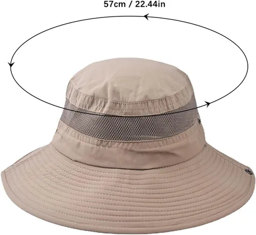 Vista 4 de Sombrero de pescador unisex para adultos, a la moda, bordado, para hombres y mujeres, para exteriores, sombrero de pescador, plegable, para hombres
