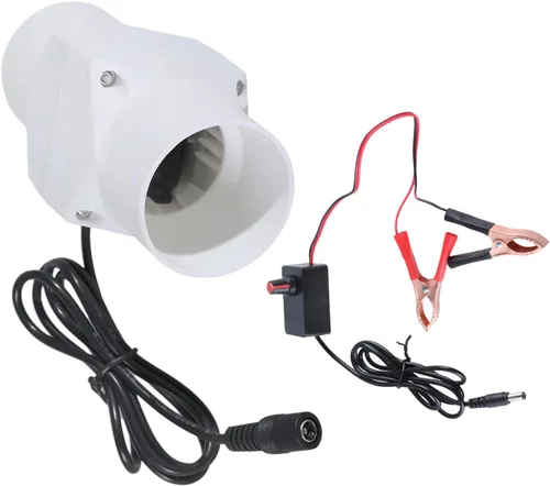 Vista 8 de En línea soplador de aire de sentina marina soplador de aire de sentina 12V eléctrico en línea ventilador eléctrico en línea ventilador marino