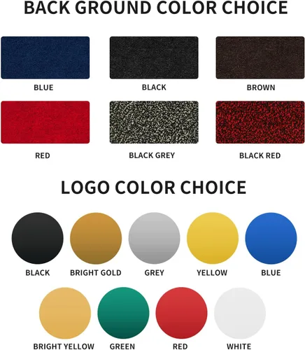 Vista 6 de Tapetes comerciales personalizados con logotipo personalizado, tapete de entrada grande, rascador de zapatos, tapete de entrada antideslizante