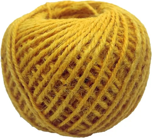 Vista 23 de Cuerda de yute verde de 54 yardas/rollo de 0.079 pulgadas, cuerda de cáñamo, cuerda gruesa fuerte, envoltura de cuerda gruesa, boda, manualidades