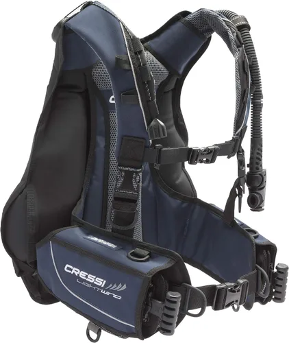 Vista 2 de Cressi Inflación de espalda ligera para viajes BCD para buceo - Lightwing : fabricado en Europa