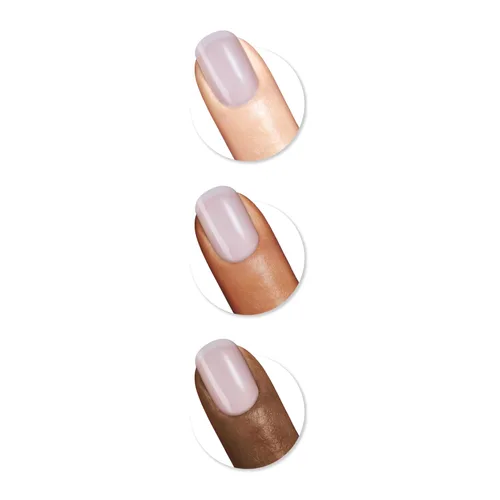 Vista 264 de Sally Hansen Xtreme Wear Esmalte de uñas sin rayas, acabado brillante, duradero, resistente a las astillas, transparente, color de uñas plateado 130
