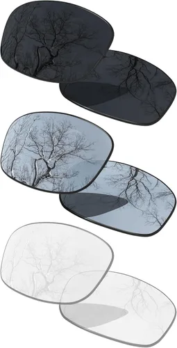 Vista 9 de Set of 3 Replacement Lenses for Oakley Fives Squared OO9238 Pack
