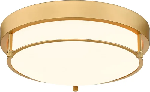 Vista 21 de 4822-BN - Lámpara de techo cerca de techo, de níquel con 2 luces para lavandería, cocina, dormitorio, baño, 4822-BN Clase esmerilada y níquel