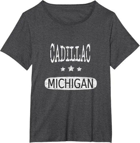 Vista 33 de Vintage Cadillac Michigan Camiseta