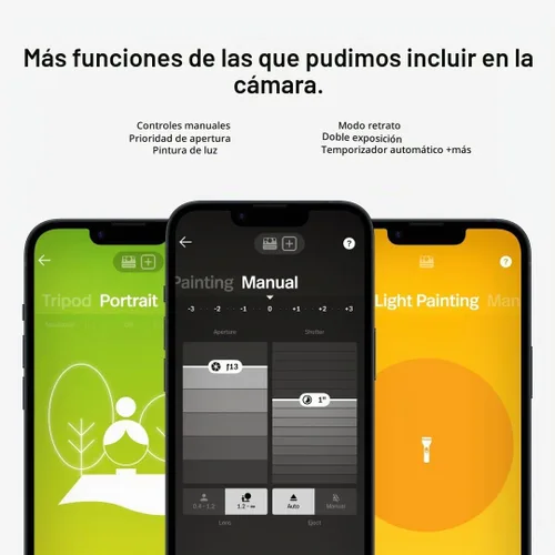 Vista 6 de Polaroid Now+ de segunda generación I-Type Cámara instantánea de película Bluetooth con control de aplicación - Blanca (9077)