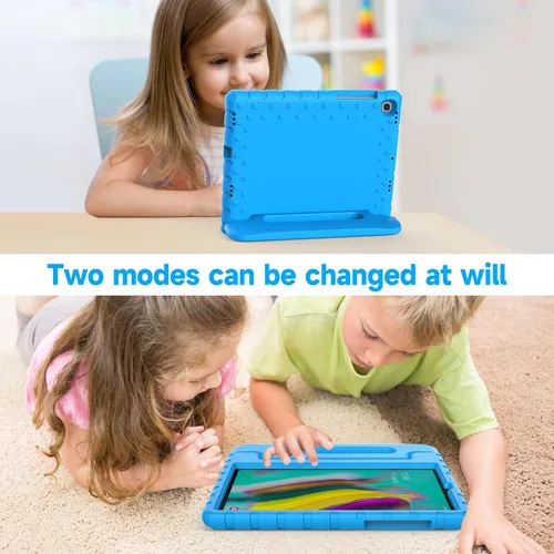 Vista 7 de Funda protectora ligera a prueba de golpes con mango convertible para niños y niñas, para Samsung Galaxy Tab S5e de 10.5 pulgadas lanzada en 2019